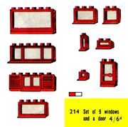 Windows and Door, Lego Set 214 (LegoCat ~1960).jpg