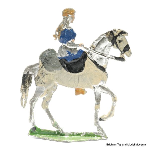 File:Woman on Horseback, back, flat lead figure (possibly Heinrichsen).jpg