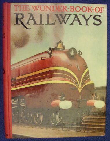The Wonder Book of Railways, front cover