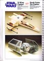X-Wing Fighter, Darth Vader TIE Fighter, Palitoy 1982 Star Wars range (PalTradCat1982 p05).jpg