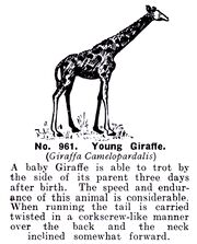 Young Giraffe, Britains Zoo No961 (BritCat 1940).jpg