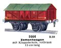 Zementwagen - Cement Wagon, Märklin 1664 (MarklinCat 1939).jpg