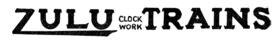 Zulu Clockwork Trains logo, 1925