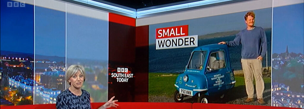 Peel P50 arrives at Brighton Toy and Model Museum,